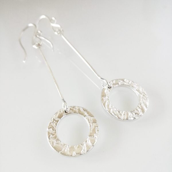 Pendientes de plata de ley