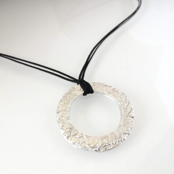 Colgante plata aro