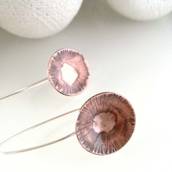 Pendientes de cobre