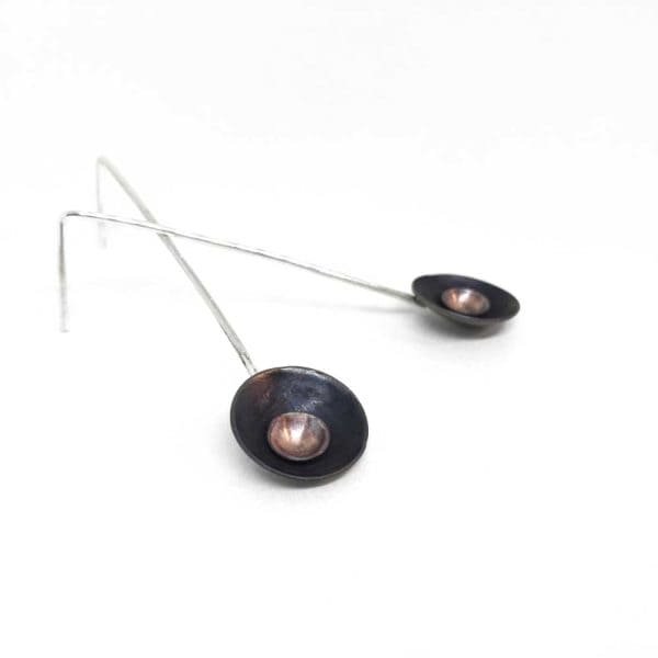 Pendientes de cobre órbita